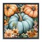 Stupell Industries Three Pumpkins & Florals Floating Frame, design by Creative Studio